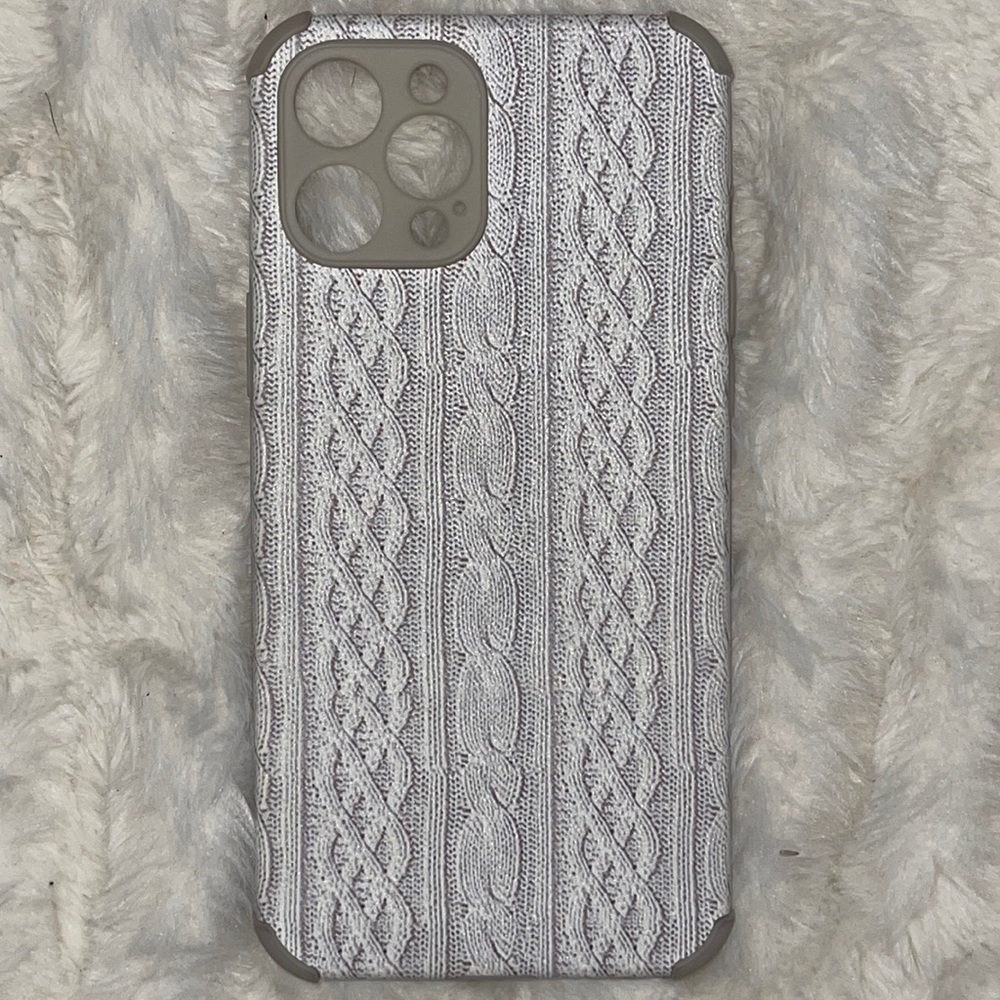 New iPhone 12 Pro Max Case White/Gray/Grey